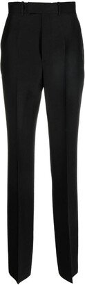 Wool and silk blend trousers