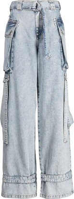 Margot wide-leg cargo jeans