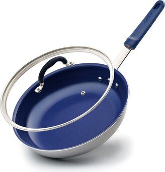 10In Medium Fry Pan With Lid