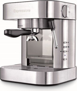 Automatic Pump Espresso Machine with Thermo Block System Stainless Steel - EM-1020
