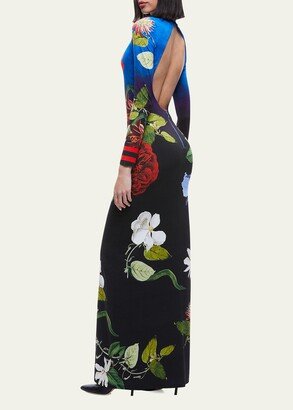 Delora Lunch Date Open-Back Maxi Dress