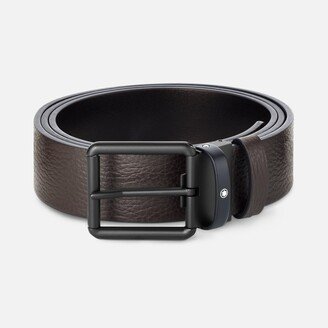 Brown/black 35 Mm Reversible Leather Belt