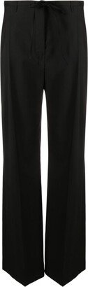 High-Waist Wool Trousers