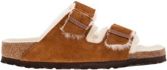 ARIZONA - Suede lamb fur slipper