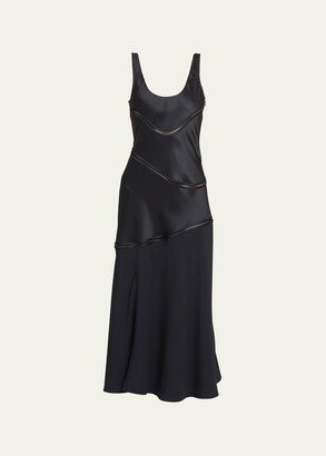 Bias-Cut Slip Dress