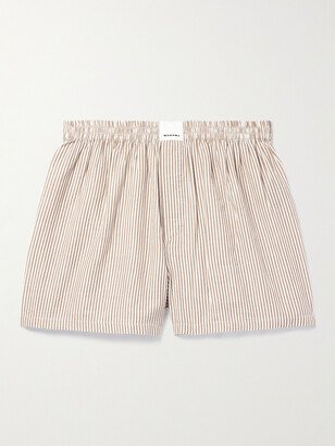 Marant Barny Striped Cotton Boxer Shorts