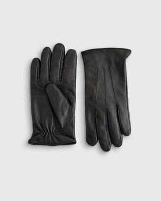 Cashmere Lined Leather Gloves-AC