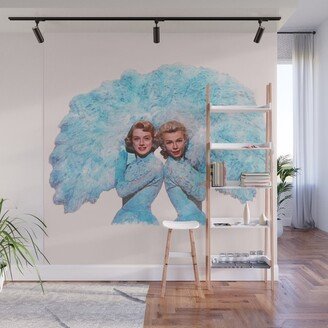 Sisters - White Christmas - Watercolor Wall Mural