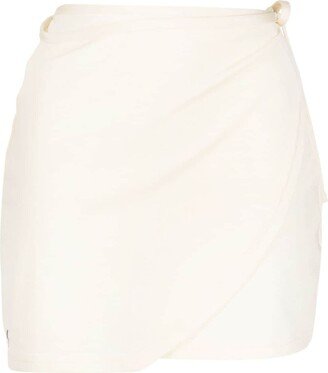 OpéraSPORT Wrap-Design High-Waisted Miniskirt