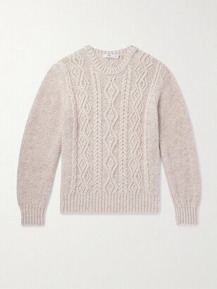 Aran Cable-Knit Cashmere Sweater