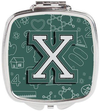 CJ2010-XSCM Letter X Back to School Initial Compact Mirror