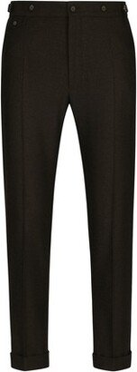 Stretch wool pants