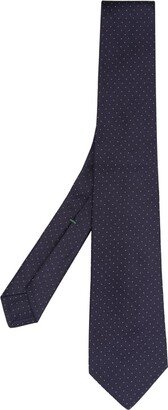 Polka-Dot Silk Tie