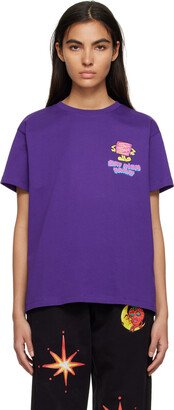 Sky High Farm Workwear Purple 'Safety First' T-Shirt