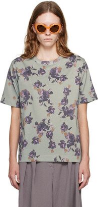 Gray Floral T-Shirt