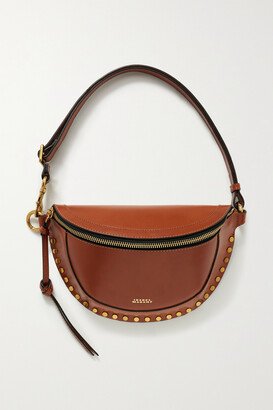 Skano Studded Leather Belt Bag - Brown