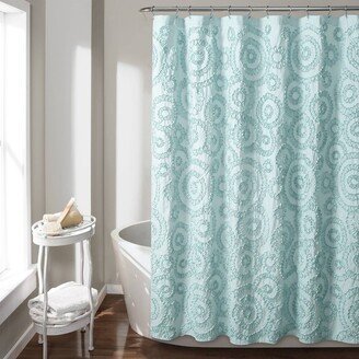 72x84 Keila Shower Curtain Blue