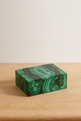 Small Malachite Jewelry Box - Green