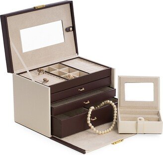 4-Level Leather Jewelry Box