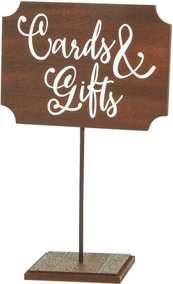 Fun Express Cards & Gifts Table Sign, Home Decor, 1 Piece
