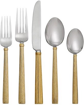 5-Piece Golden Wheat Flatware Place Setting