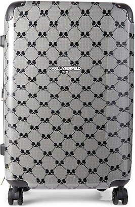 24 Inch Diamond Monogram Spinner Suitcase