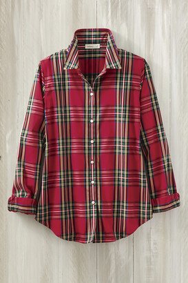 Women's Noelle No-Iron Shirt - Dover Red Multi - 6P - Petite Size