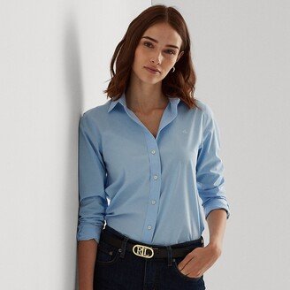 Lauren Petite Ralph Lauren Easy Care Cotton Shirt-AA