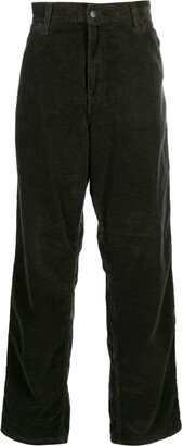 Corduroy Straight-Leg Trousers-BG