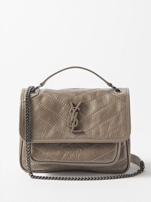 Niki Baby Crinkled-leather Cross-body Bag