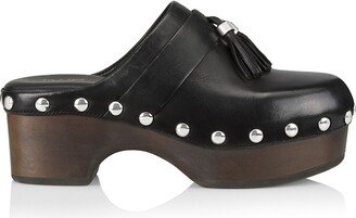 Johannes 50MM Leather Clogs