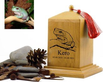 Toad Customize Frog Urn, Toad Personalized Urn, Custom Urn Memorial For