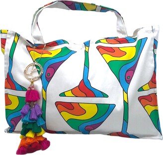 Julia Clancey Grande Martini Rainbow Pride & Joy Totes Fabulous Bag