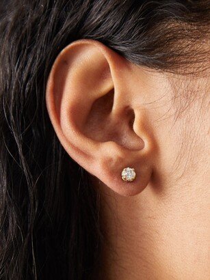Classic Tri-link Diamond & 18kt Gold Earrings