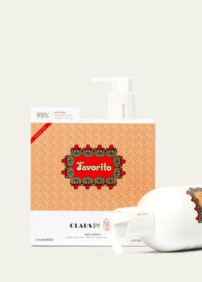Favorito Red Poppy Body Care Duo Set