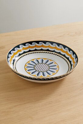 Napoli Printed Poreclain Pasta Bowl - Blue