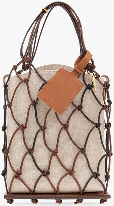 ‘Le Petit Filet Pralu’ Handbag - Beige