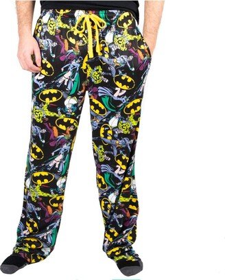 Men's Black Batman Sleep Pants