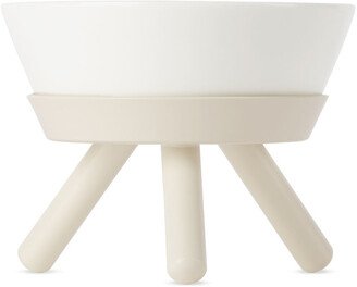 Pets So Good White Short Oreo Table Pet Bowl