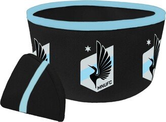 All Star Dogs Minnesota United Fc Collapsible Travel Dog Bowl