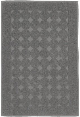 Sinemis Circle Design Bath Mat - Dark Grey