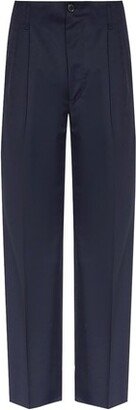 ‘Raf’ wool pleat-front trousers