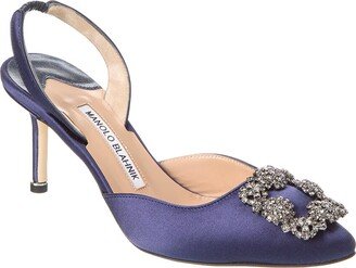 Hangisli 70 Satin Slingback Pump-AA