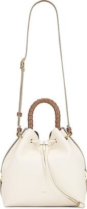 Marcie Bucket Bag in Ivory