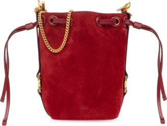 ‘Marcie Micro’ Bucket Bag - Red