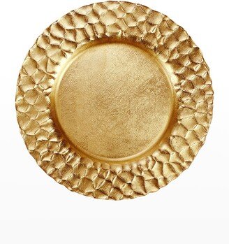 Gold Honeycomb Charger Plate