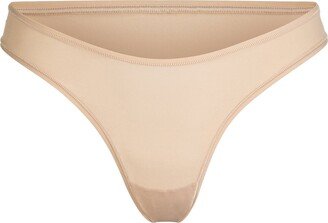 Fits Everybody Dipped Front Thong | Clay