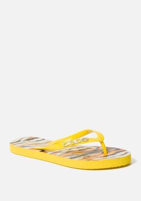 Jaynee Printed Flip Flop-AB