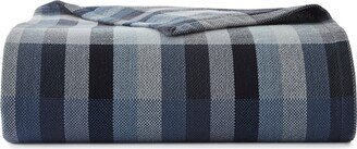 Windsor Stripe Cotton Reversible Blanket, Twin