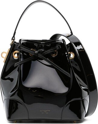 medium BBag patent leather bucket bag